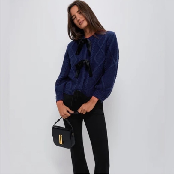 Tuckernuck Hyacinth House Knit Cardigan With Bows - Picture 2 of 4